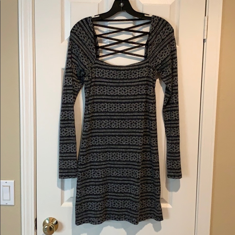 Free People Long-Sleeved Short/Tight Dress